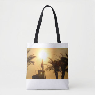 Spaans zonneschip Palms Foto Canvas tas