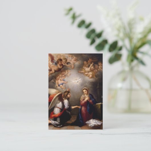 Spaanse Aankondiging Maagd Maria Angelus Gebed (Staand voorkant)