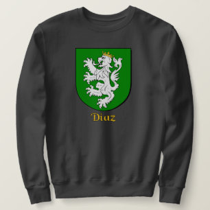 Spaanse achternaam Diaz Family Shield Trui