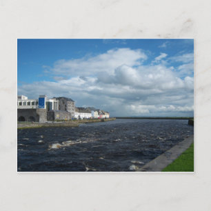 Spaanse Arch en Long Walk, Galway. Briefkaart