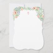 Spaanse Bautismo Baptism & eerste verjaardag voor  Kaart (Achterkant)