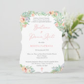 Spaanse Bautismo Baptism & eerste verjaardag voor  Kaart (Staand voorkant)