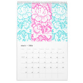 Spaanse bloemenprint kalender (Mar 2026)