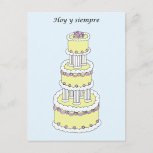 Spaanse bruiloft gefeliciteerd briefkaart