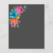 Spaanse bruiloft Nuestra Boda Day of Dead (Achterkant)