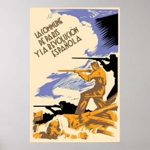 Spaanse Burgeroorlog Poster De Parijse Commune & d