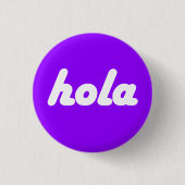 Spaanse Button - Hola (Voorkant)
