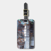 Spaanse cactus bagagelabel (Voorkant verticaal)