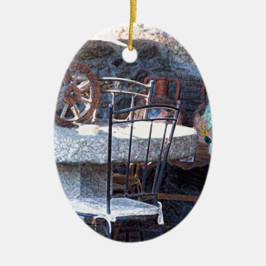 Spaanse cactus keramisch ornament (Voorkant)