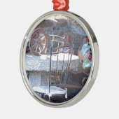 Spaanse cactus metalen ornament (Links)