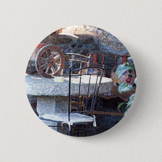 Spaanse cactus ronde button 5,7 cm (Voorkant)