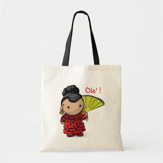 Spaanse Canvas tas (Voorkant)