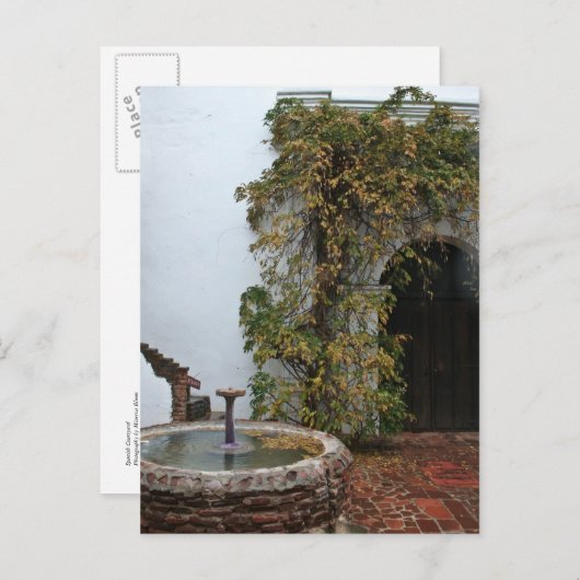 Spaanse Courtyard Aankondigingskaart (Voorkant / Achterkant)
