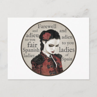 Spaanse dames briefkaart