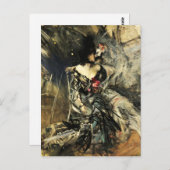 Spaanse danseres bij het Briefkaart van de Rouge (Voorkant / Achterkant)