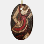 Spaanse danseres keramisch ornament (Links)