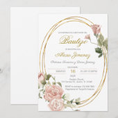 Spaanse doop meisje kaart (Voorkant / Achterkant)