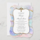 Spaanse doop meisjes uitnodiging (Voorkant)