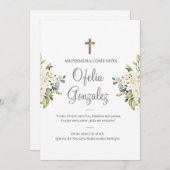 Spaanse eerste communie kaart (Voorkant / Achterkant)