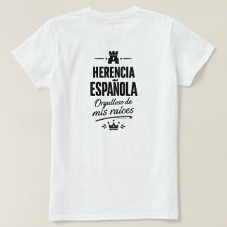 Spaanse Erfenis Mijn wortels Puerto Rico T-shirt