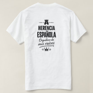 Spaanse Erfenis Mijn wortels Puerto Rico T-shirt