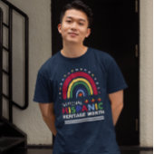 Spaanse Erfgoedmaand Boho Regenboog en Vlaggen T-shirt