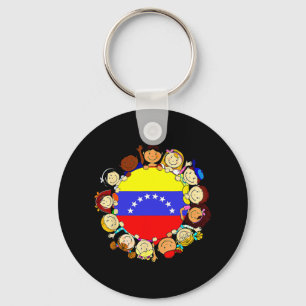 Spaanse Erfgoedmaand Venezuela Kinder Boy Venezue Sleutelhanger