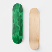 Spaanse Groene Monocolor Camo Skateboard (Voorkant)