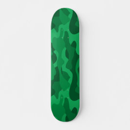 Spaanse Groene Monocolor Camo Skateboard