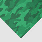 Spaanse Groene Monocolor Camo Tissuepapier (Detail)