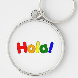 Spaanse Hallo : Espanol Iris Hola Sleutelhanger
