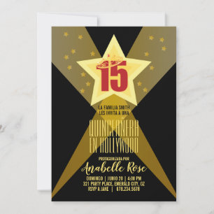 SPAANSE Hollywood-ster QUINCEAÑERA filmavond Kaart