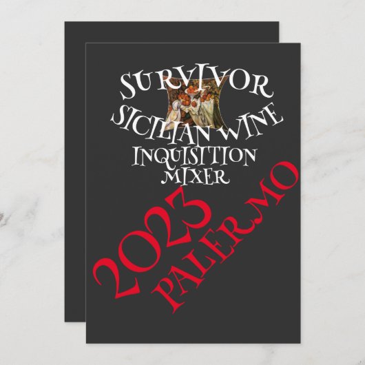 Spaanse Inquisitie Kaart (Voorkant / Achterkant)