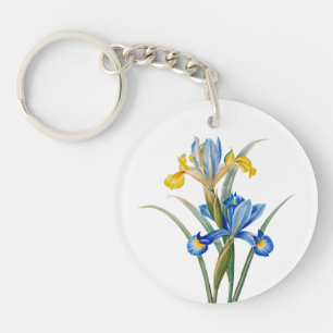 Spaanse iris door Pierre-Joseph Redouté Sleutelhanger