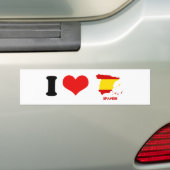 SPAANSE KAART BUMPERSTICKER (Op auto)