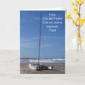 Spaanse Kaart Feliz Dia Del Padre (Gele Bloem)