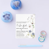 Spaanse kerstklep Nuestra Boda Flyer (Enkel)