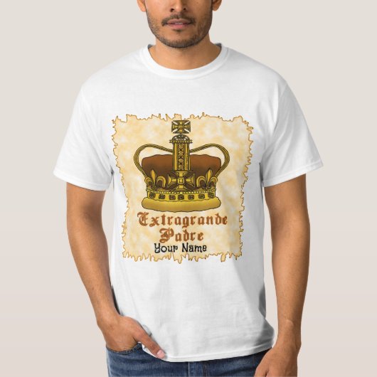 Spaanse koning pap t-shirt (Voorkant)