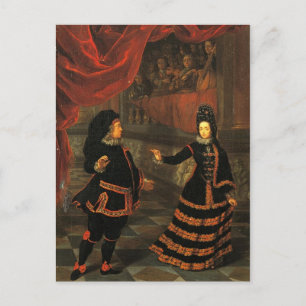 Spaanse kostuum briefkaart
