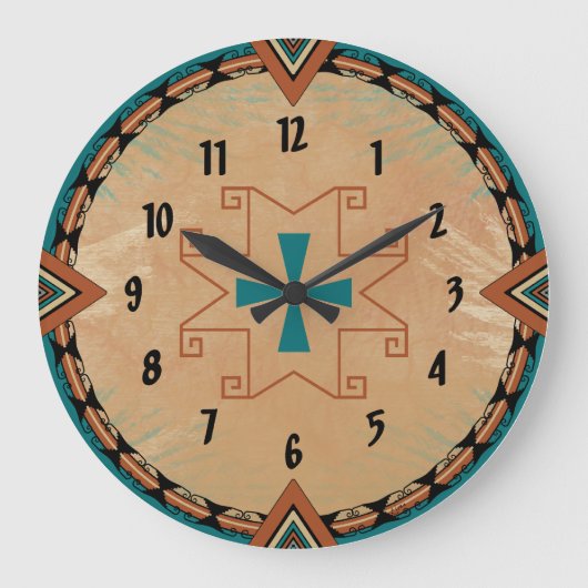 Spaanse kruis grote klok (Voorkant)