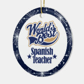 Spaanse leraar Gift Ornament (Links)