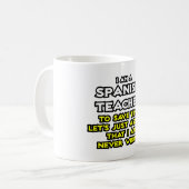 Spaanse leraar...neem aan dat ik nooit ongelijk he koffiemok (Voorkant links)