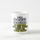 Spaanse leraar...neem aan dat ik nooit ongelijk he koffiemok (Center)