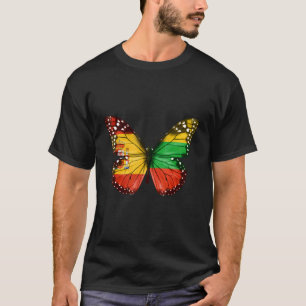 Spaanse Litouwse vlag vlinder T-shirt