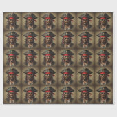 Spaanse Maine Pirate Chieftain Cadeaupapier (Vlak)