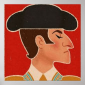 Spaanse Matador Spanje | Poster (Voorkant)
