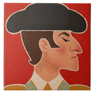 Spaanse Matador Spanje   Tegeltje