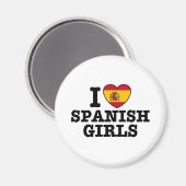 Spaanse meisjes magneet (Voorkant / Achterkant)