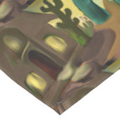 Spaanse missie Zuidwest Abstracte Kunst Medium Tafelloper (Hoek)