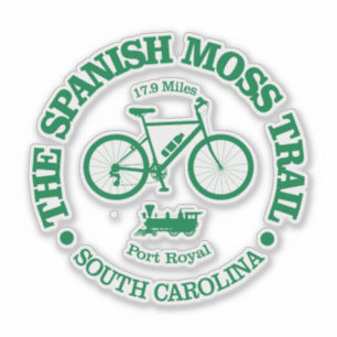Spaanse Moss Trail (fietsen) Sticker
